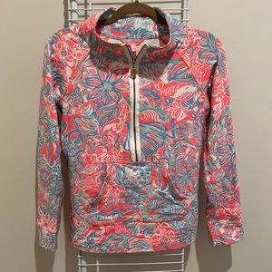 Lily Pulitzer quarter zip pull over